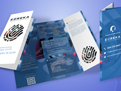 Eureka Branding Brochure branding brochure design mockup print