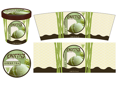 Exottics Pint Package branding design package design product packaging design