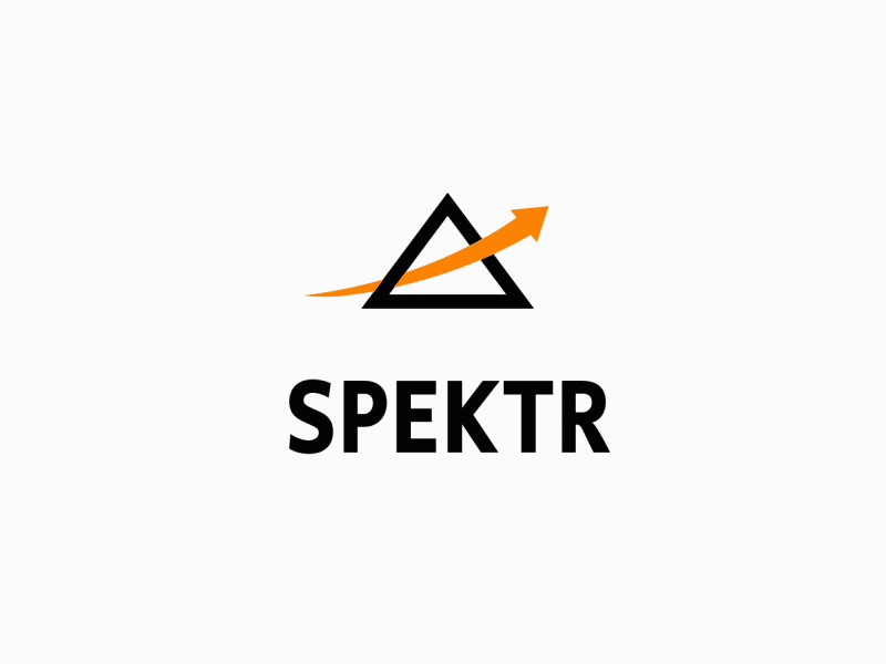 SPEKTR logo animation animation branding graphic design logo motion graphics