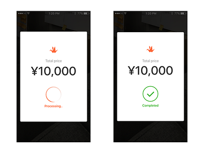 Payment loading app appdesign interaction interface iphone mobile pay payment product ui ux visualdesign