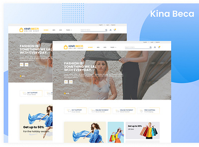 Kinabeca ecommerce graphic design ui