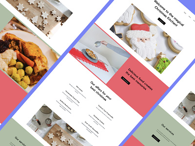 Christmas Kitchen Website Design