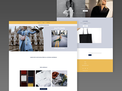 Clothing Ecommerce Website Design branding clothes clothes shop design ecommerce ecommerce business homepage landingpage minimal minimalism minimalist minimalistic shopping ui ux webdesign website website builder website design yellow