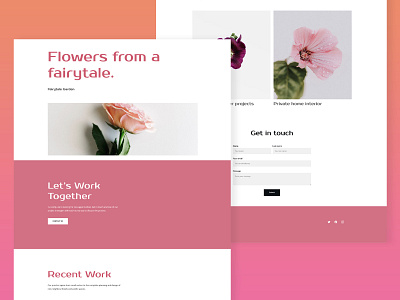 Flower Website Design