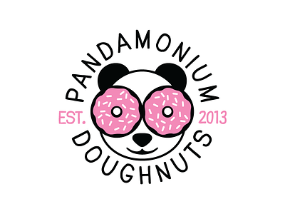 Pandamonium Doughnuts Logo