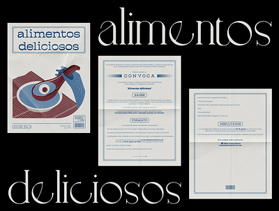 Alimentos deliciosos - Poster Design design editorial editorial art editorial design illustrator poster