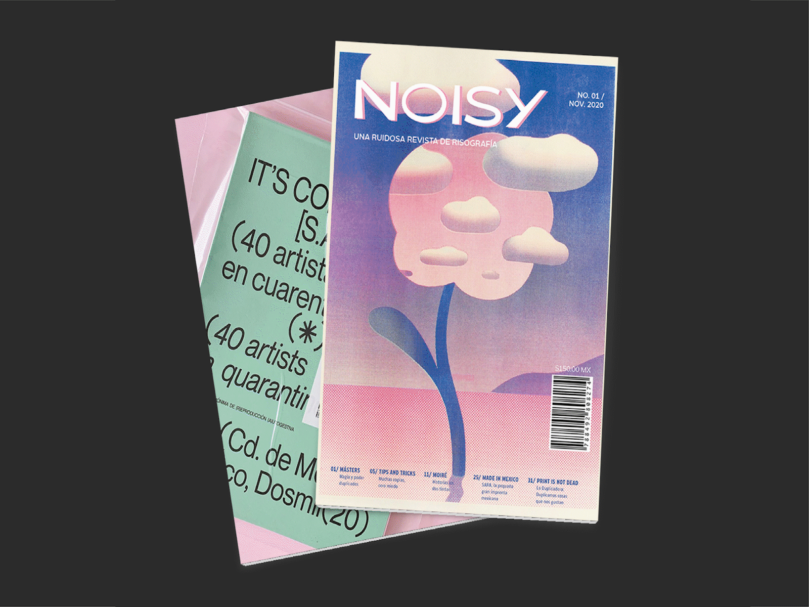 NOISY - Risograph magazine design digital art editorial editorial art editorial design magazine poster risograph risography