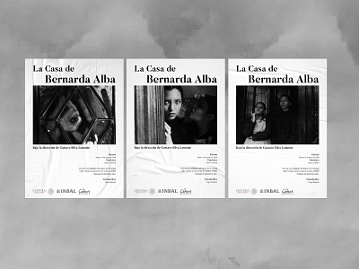 La Casa de Bernarda Alba art editorial design poster poster design
