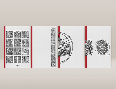 Letras Capitulares art digital art graphic design museum stationery