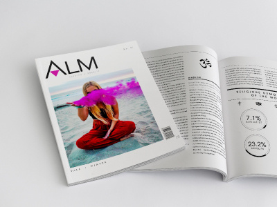 ALM magazine alm charity editorial layout magazine