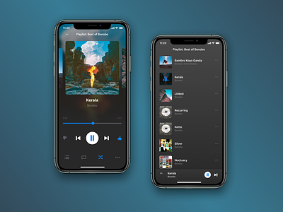 Music player for iOS