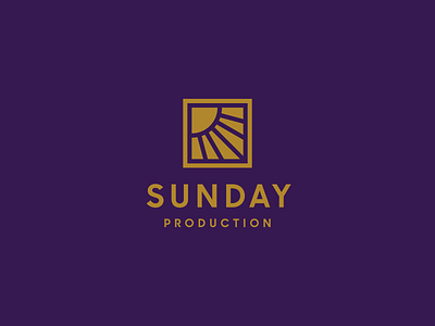 Sunday frame logo ocher photo photography purple sun
