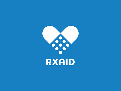 RxAid heart pharmacy pill