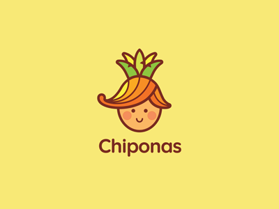 Chiponas children pineapple onion boy food chipollino ru-ferret ferrethills nikita lebedev logo