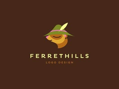 Ferrethills brand identity ferrethills ru-ferret logo nikita lebedev portfolio design ferret hill