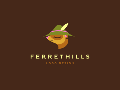 Ferrethills brand design ferret ferrethills hill identity logo nikita lebedev portfolio ru ferret