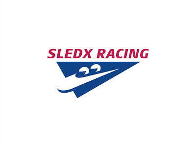 Sledx Racing bobsleigh brand branding logo logotype negative space racing track sled speed sport swoosh team