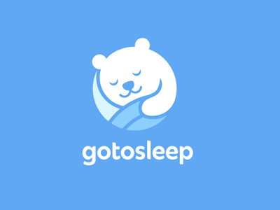 Gotosleep bear blanket logo moon pillow sleep