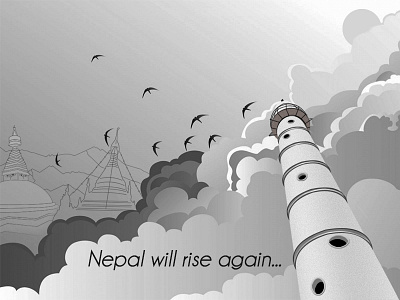 Nepalriseagain legendgainttower nepalwillriseagain ripdharara