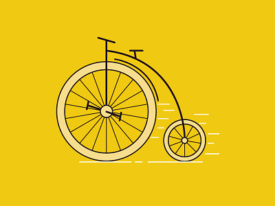 Flat Bicycle illustrator flat bicycle graphics illustration ui design