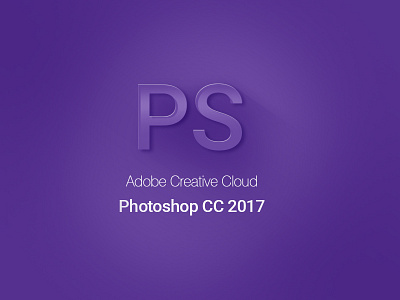 Photoshop Logo dark purple theme logo concept logo illustrate