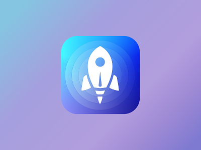 App Icon illustration app icon design icons rocketapp warm color theme