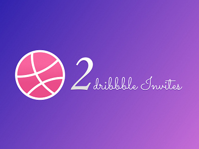 2 Dribbble Invites