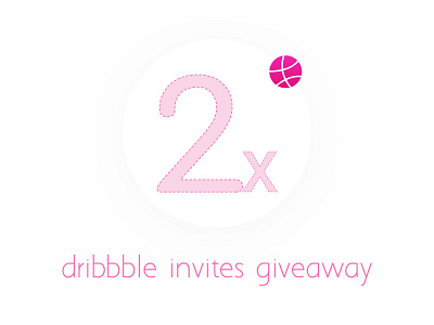 Dribbble Invites 2x