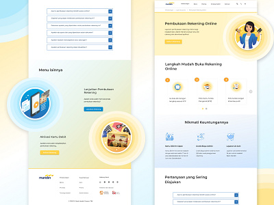 Join Bank Mandiri Website banking landing page design ui ux ui design ux design web design website design