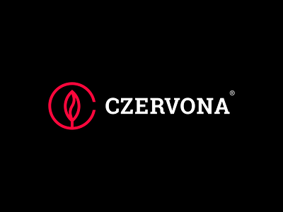 Logo - Czervona branding design illustrator logo minimal typography vector