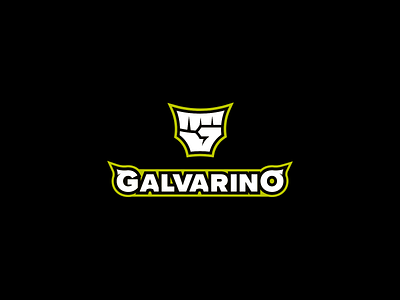 Logo - Galvarino branding design fight club flat illustrator logo typography vector