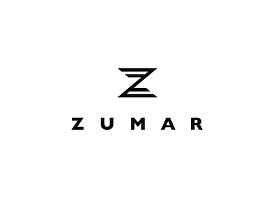 Logo - ZUMAR branding design furniture illustrator logo minimal typography vector