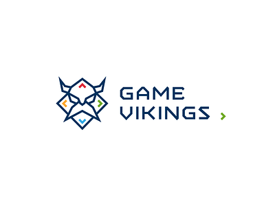 Logo - Game Vikings branding design gaming illustrator logo typography vector