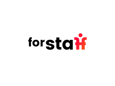 Logo - Forstaff branding design illustrator logo minimal typography vector