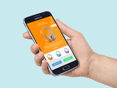 Beats Studio - E-commerce app android app beats clean design e commerce flat headphone interface music ui