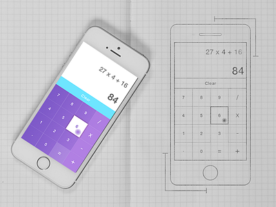 Daily UI #4 Calculator app calculator concept dailyui design gradient interface ios minimal ui ux