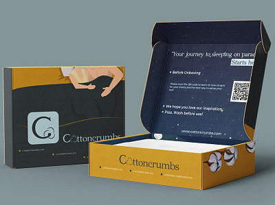 Mailer box | Cottoncrumbs (Packaging) branding design graphic design illustration logo packaging