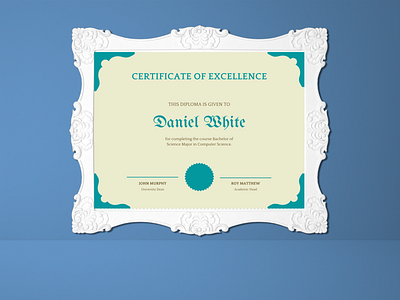 Certificate of excellence