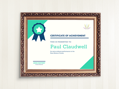 Certificate of Achievement