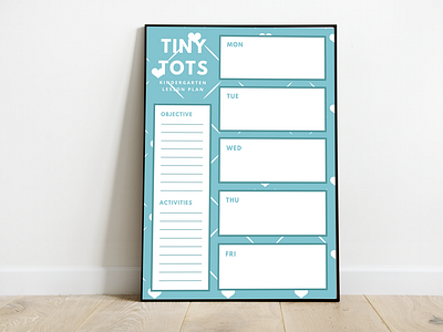 Lesson plan Tiny Tots