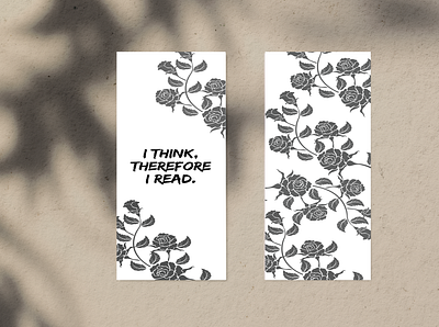 Flower Book Mark Design design illustration