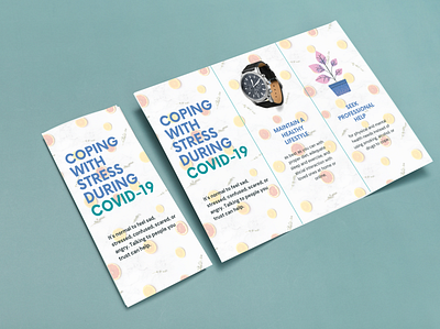 COVID FLYER branding design flat illustration ux