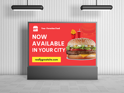 Food Banner branding design flat illustration ui