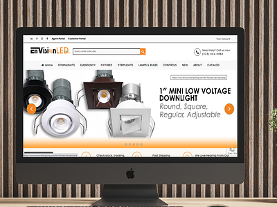 Envision LED Lighting design webdesign webdevelopment