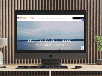 Natural Diamond Corp design webdesign webdevelopment