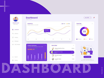 Simple Dashboard UI