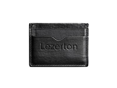 Lezerton® Wallet accessories branding card identity leather logo logotype pocket wallet
