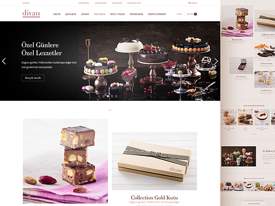 Luxury Patisserie, E-Commerce Web Site