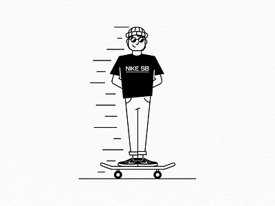 Skateboarding illustration branding design graphic design illustration vector