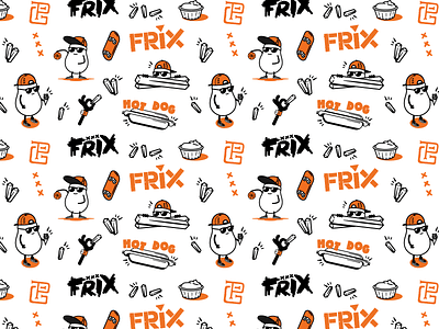 Frix pattern branding character design graphic design illustration illustrator logo pattern vector